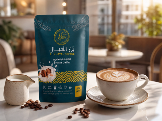 قهوه فرنساوي بقطع البندق