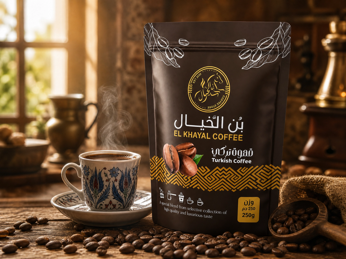 قهوة تركي الخيال سادة فاتح